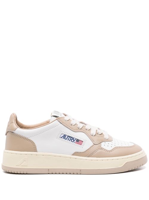 White/camel brown sneaker AUTRY | AULWWB51WHT/WHT PEP